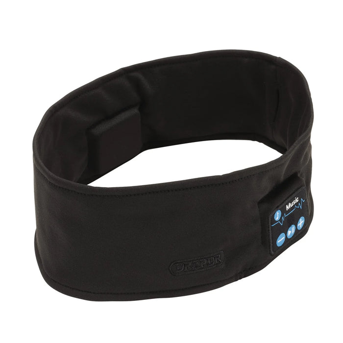 Draper Smart Wireless Rechargeable Headband with USB Charging Cable, Black, One