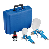 Draper HVLP Air Paint Spray Gun Kit (7 Piece) - DAT-HASGK7