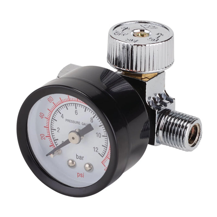 Draper 1/4" BSP On-Gun Air Regulator and Gauge, 180psi - DAT-OARG