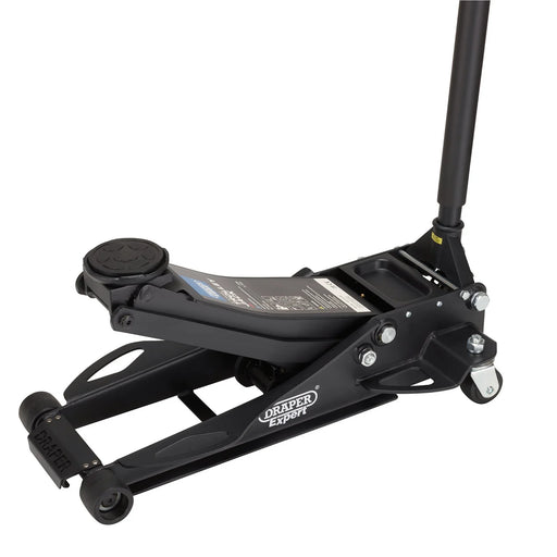 Draper Expert Professional Low Profile Fast Lift Garage Trolley Jack, 3 Tonne - image 1