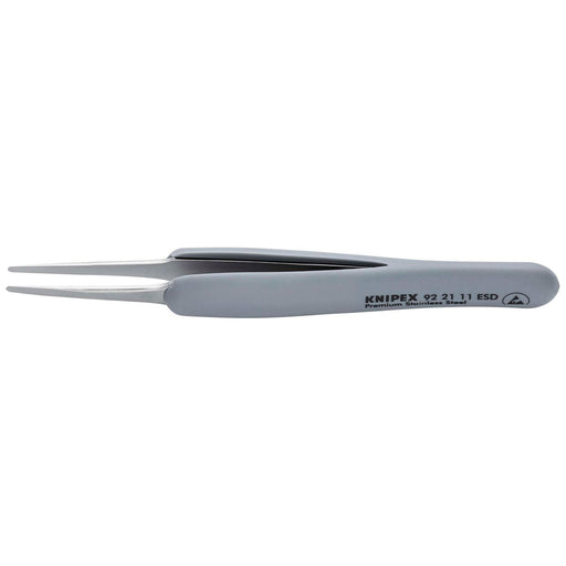 Draper Knipex 92 21 11 ESD Precision Tweezers with rubber handles ESD, 123mm Draper - Town Tools