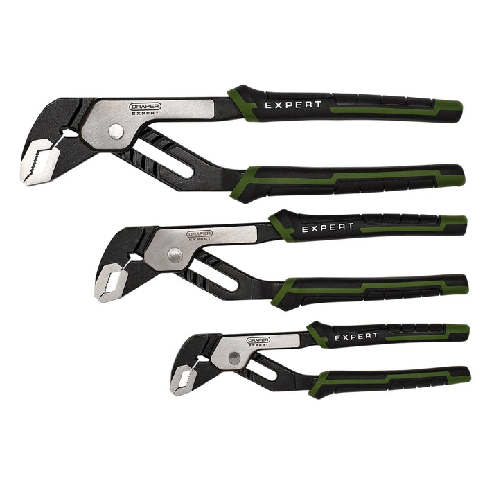 Draper Expert Water Pump Pliers Set (3 Piece) - PL-EX/WPP-SET