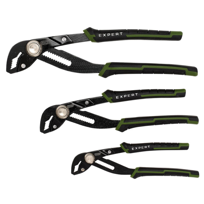 Draper Expert Quick Release Water Pump Pliers Set (3 Piece) - PL-EX/QRWPP-SET