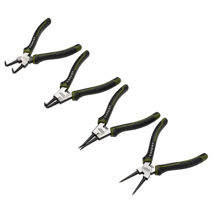 Draper Expert Circlip Pliers Set, 180mm (4 Piece) - PL-EX/CP-SET
