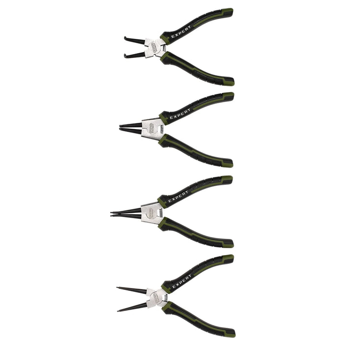 Draper Expert Circlip Pliers Set, 180mm (4 Piece) - PL-EX/CP-SET