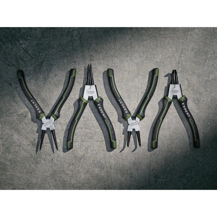 Draper Expert Circlip Pliers Set, 180mm (4 Piece) - PL-EX/CP-SET