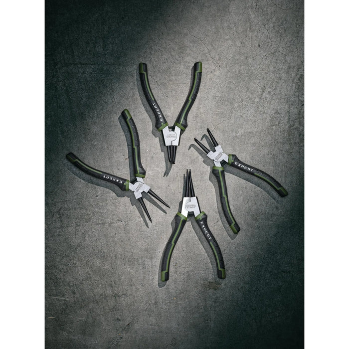 Draper Expert Circlip Pliers Set, 180mm (4 Piece) - PL-EX/CP-SET
