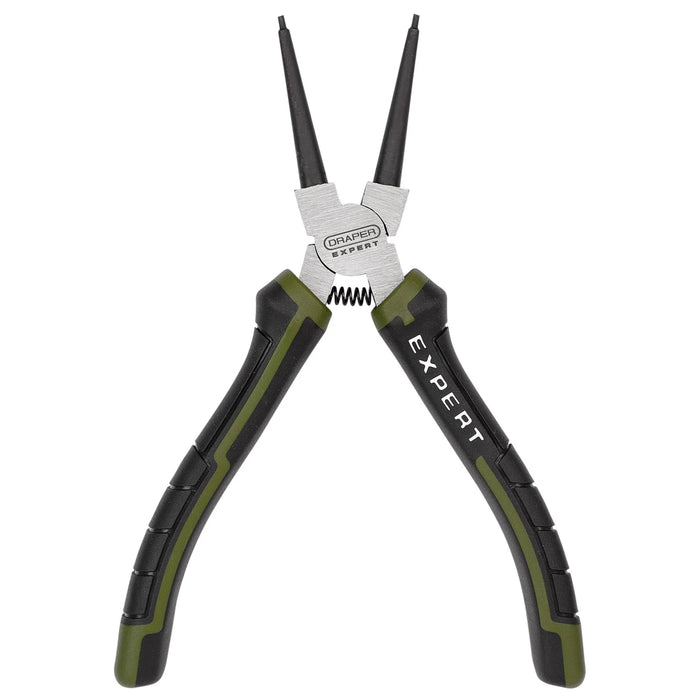 Draper Expert Straight External Circlip Pliers, 180mm - PL-EX/STECP-180