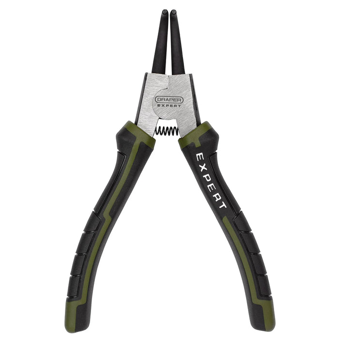 Draper Expert Bent External Circlip Pliers, 180mm - PL-EX/BTECP-180