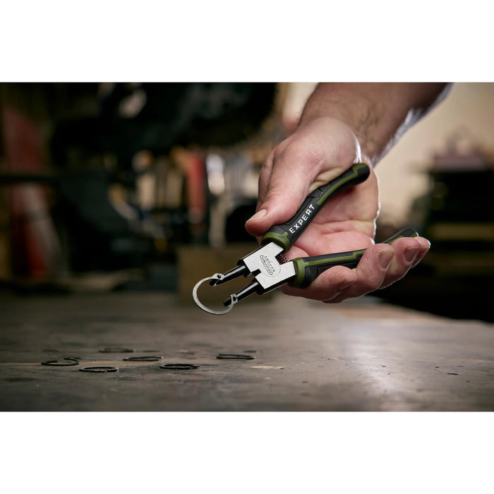 Draper Expert Bent External Circlip Pliers, 180mm - PL-EX/BTECP-180