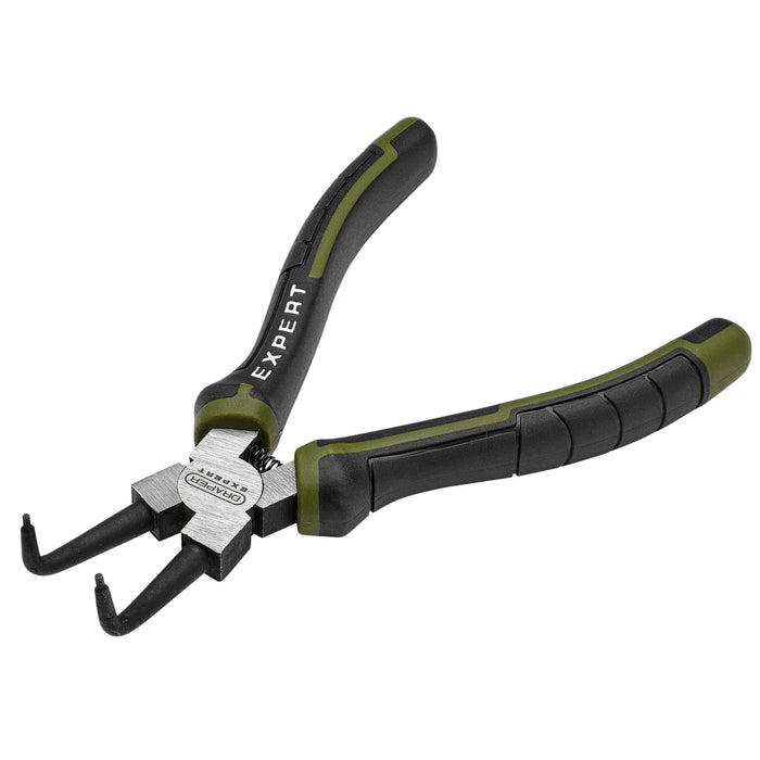 Draper Expert Bent Internal Circlip Pliers, 180mm - PL-EX/BTICP-180