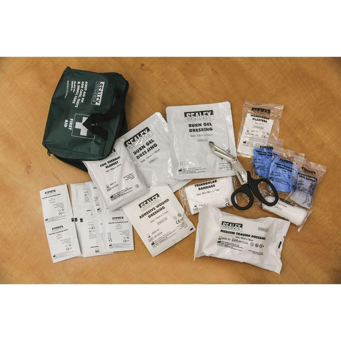 Sealey First Aid Kit Medium for Cars Taxis & Small Vans BS 8599-2 Compliant Sealey - Town Tools 