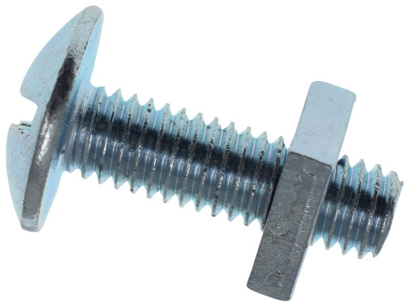 METALMATE Roofing Bolt & Nut ZP M6 x 20mm (Box 50) METALMATE� - Town Tools