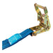 Silverline Ratchet Tie Down Strap J-Hook 4m x 30mm - Rated 400kg Capacity 800kg Silverline - Town Tools 