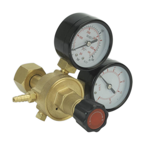 Sealey MIG Gas Regulator 2 Gauge Industrial REG/MT Sealey - Town Tools 