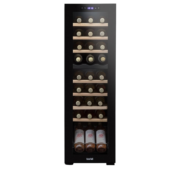 Baridi 27 Bottle Dual Zone Wine Fridge & Cooler DH90