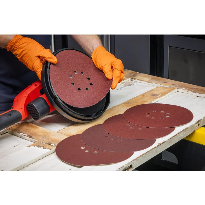 Sealey Hook-and-Loop Sanding Disc Set 225mm 5pc SSD05 Sealey - Town Tools 