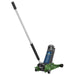 Sealey Low Profile Trolley Jack with Rocket Lift 3 Tonne - Green 3000LEHV Sealey - Town Tools 