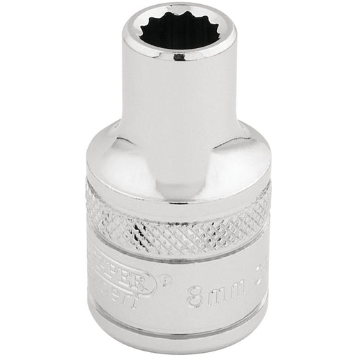 Draper HI-TORQ 12 Point Socket, 1/2" Sq. Dr., 8mm 33038 Draper - Town Tools 