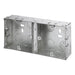 Dencon Dual Metal Back Box 35mm Dencon - Town Tools