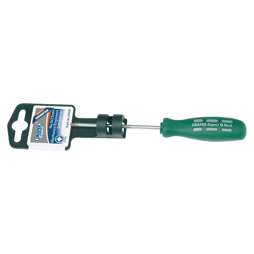 Draper PZ Type Mechanic's Screwdriver, No.0 x 75mm 55504 Draper - Town Tools 