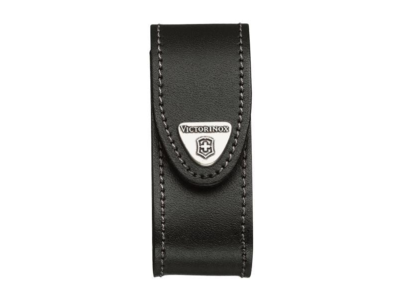 Victorinox Black Leather Belt Pouch (2-4 Layer) Victorinox - Town Tools