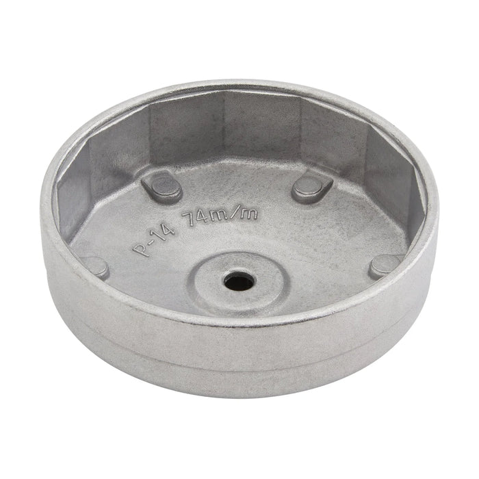 Draper Expert Oil Filter Socket, 1/2" Sq. Dr. 74mm 14 Flats for Audi, BMW, GM