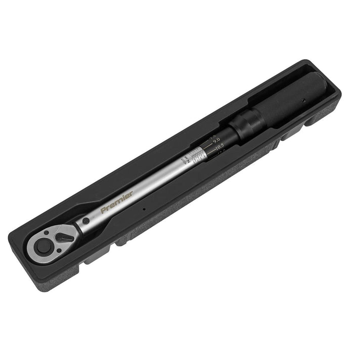 Sealey Premier Premier Micrometer Style Torque Wrench 1/2"Sq Drive 40-210Nm Sealey Premier - Town Tools 
