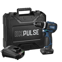 DXPULSE 12V Brushless Combi Drill Kit, 1 x 4.0Ah Battery, 1 x Fast Charger