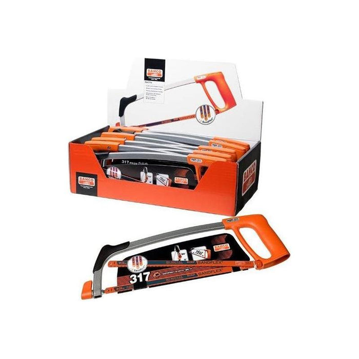 Bahco 317-10P-DISP-PROM Hacksaw Frame & Blade Display of 10 Bahco - Town Tools