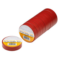 Non-Branded Brown PVC Electrical Insulation Tape, 19mm x 33m (Pack of 10)