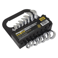 Sealey Combination Spanner Set 7pc Stubby Imperial S01190