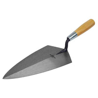 Marshalltown 19 Philadelphia Pattern Brick Trowel Wooden Handle 11in