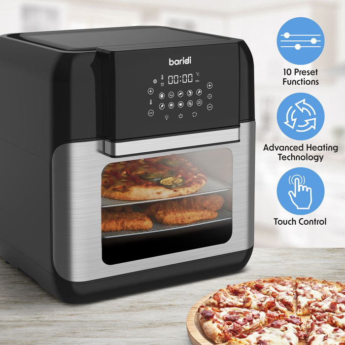 Baridi Air Fryer & Rotisserie Oven 12L Capacity DH170