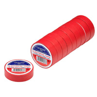 Non-Branded Red PVC Electrical Insulation Tape, 19mm x 20m (Pack of 10)