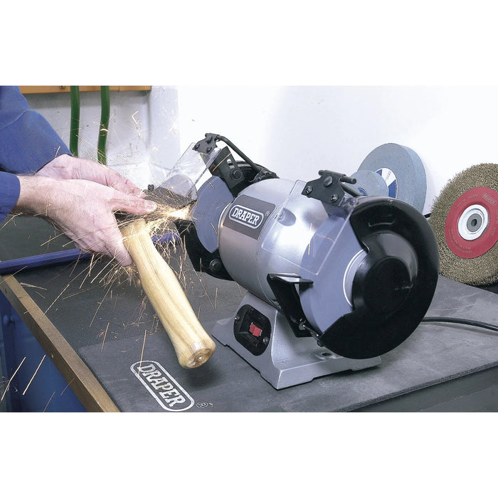 Draper 230V Heavy Duty Bench Grinder, 150mm, 370W - GHD150