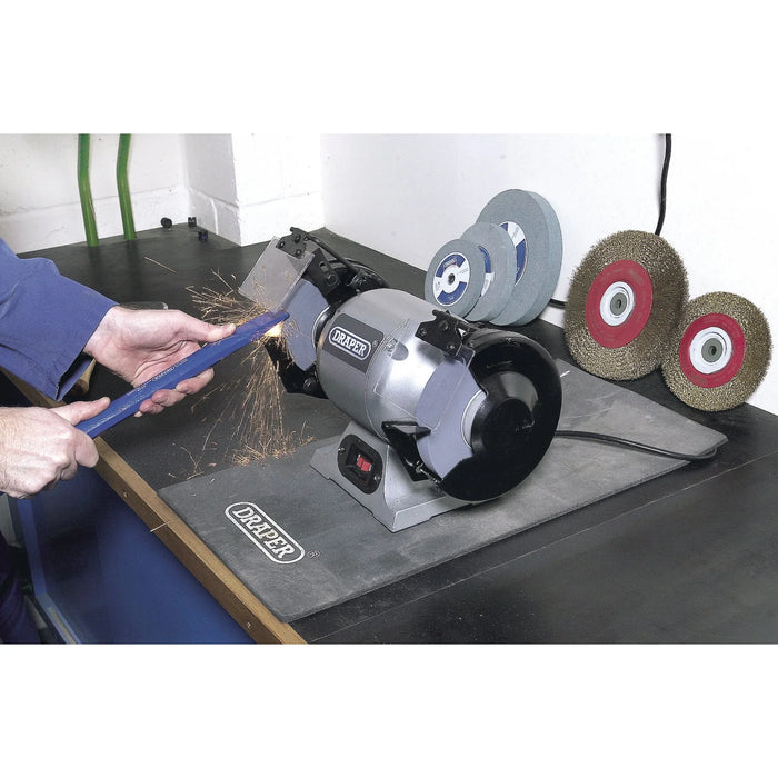 Draper 230V Heavy Duty Bench Grinder, 150mm, 370W - GHD150
