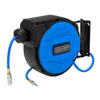 Draper Retractable Air Hose Reel, 12-30m, 8mm ID
