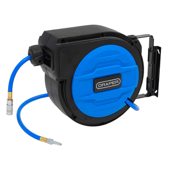 Draper Retractable Air Hose Reel, 12-30m, 8mm ID
