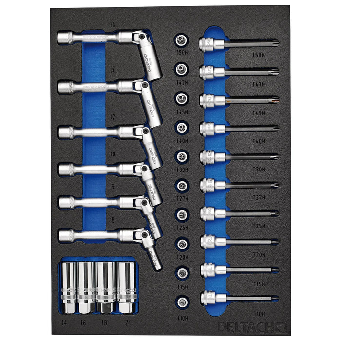 Bunker Spark and Glow Plug Set in EVA Foam Inlay, 3/8" (20 Piece)