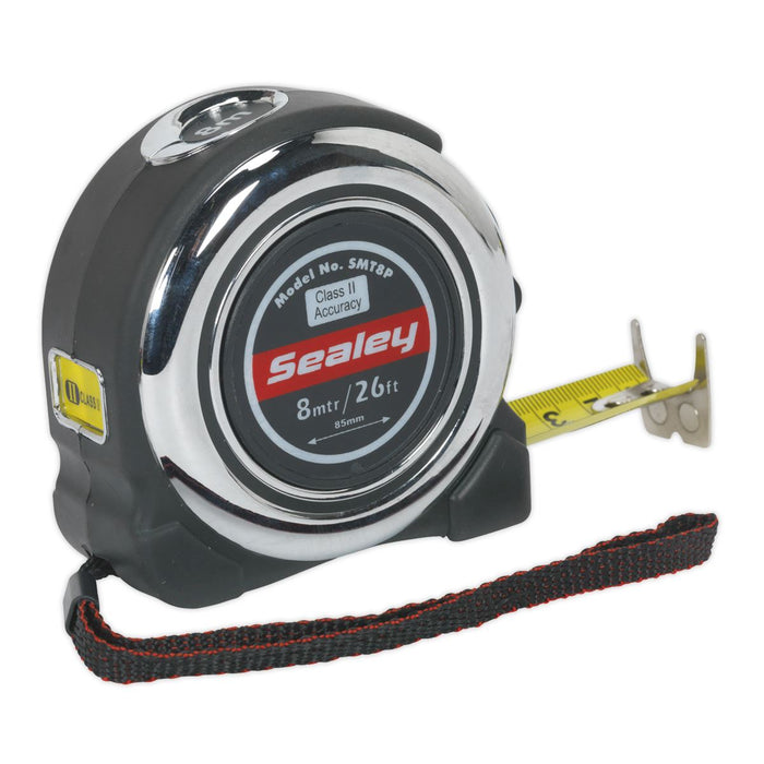 Sealey Professional Tape Measure 8m(26ft) SMT8P Sealey - Town Tools 