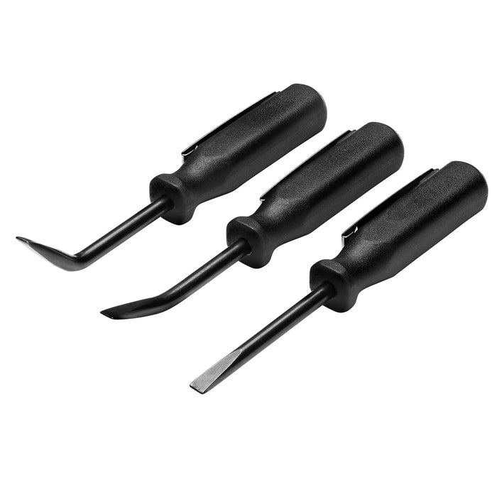 Draper Mini Pry Bar Set, 125mm, Black (3 Piece) - MPBS3