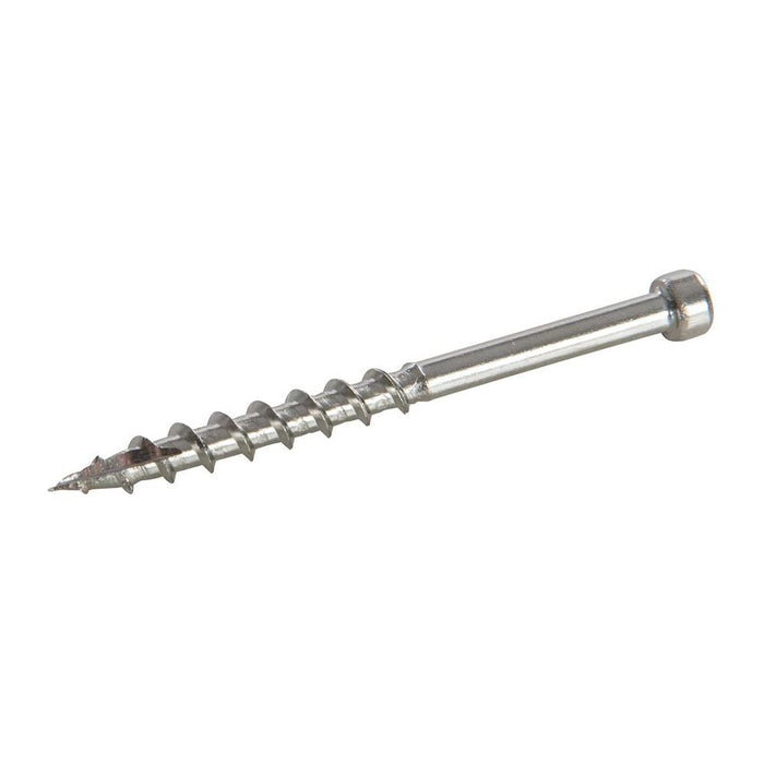 Triton Stainless Steel Pocket-Hole Screws Pan Head Coarse SS Deck 8 x 2" 500pk Triton - Town Tools 