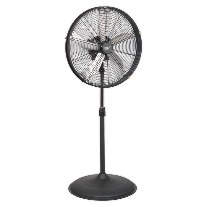 Sealey Industrial High Velocity Oscillating Pedestal Fan 20" 230V HVF20PO Sealey - Town Tools 