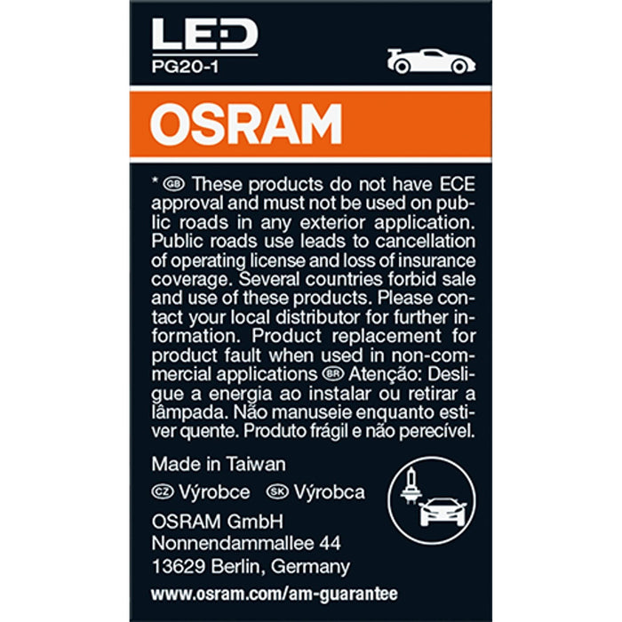 Osram LEDriving SL, 6000K, LED Signal Lamp, Off-Road Only, Non ECE, Folding box Osram - Town Tools 