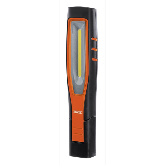 Draper COB/SMD LED Rechargeable Inspection Lamp, 10W, 1,000 Lumens, Orange 11766 Draper - Town Tools 