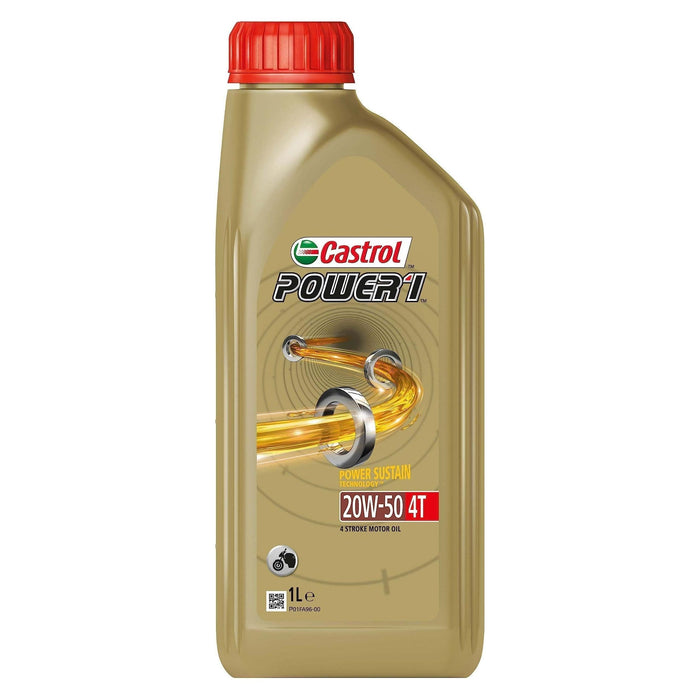 Castrol Power1 4T 20W-50 - 1L 15F578 Castrol - Town Tools 