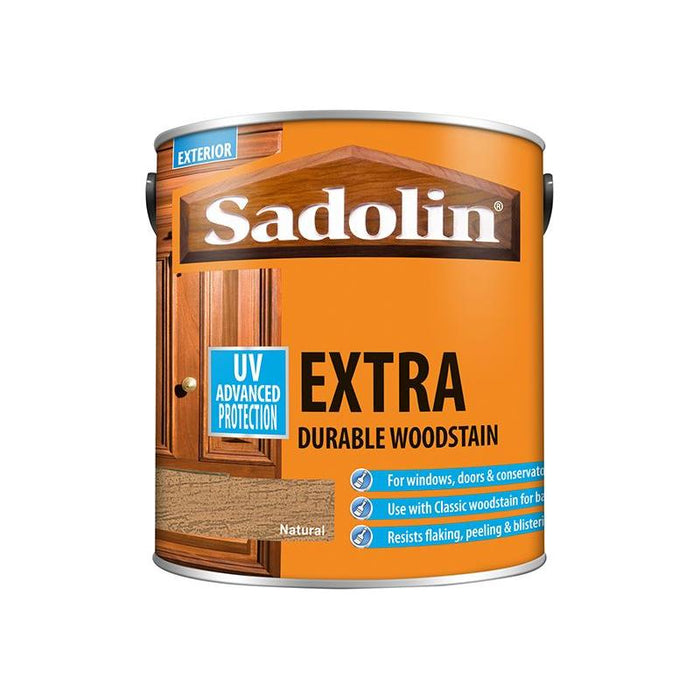 Sadolin Extra Durable Woodstain Natural 2.5 litre Sadolin - Town Tools