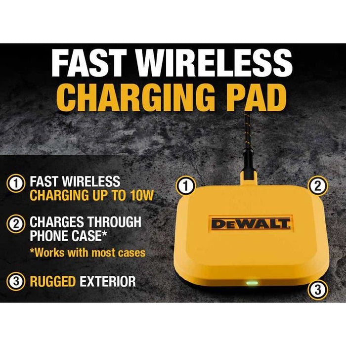 Dewalt Telecoms Fast Wireless Charging Pad DEWALT Telecoms - Town Tools