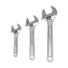 Silverline Adjustable Wrench Set 3pce 150, 200 & 250mm Silverline - Town Tools 